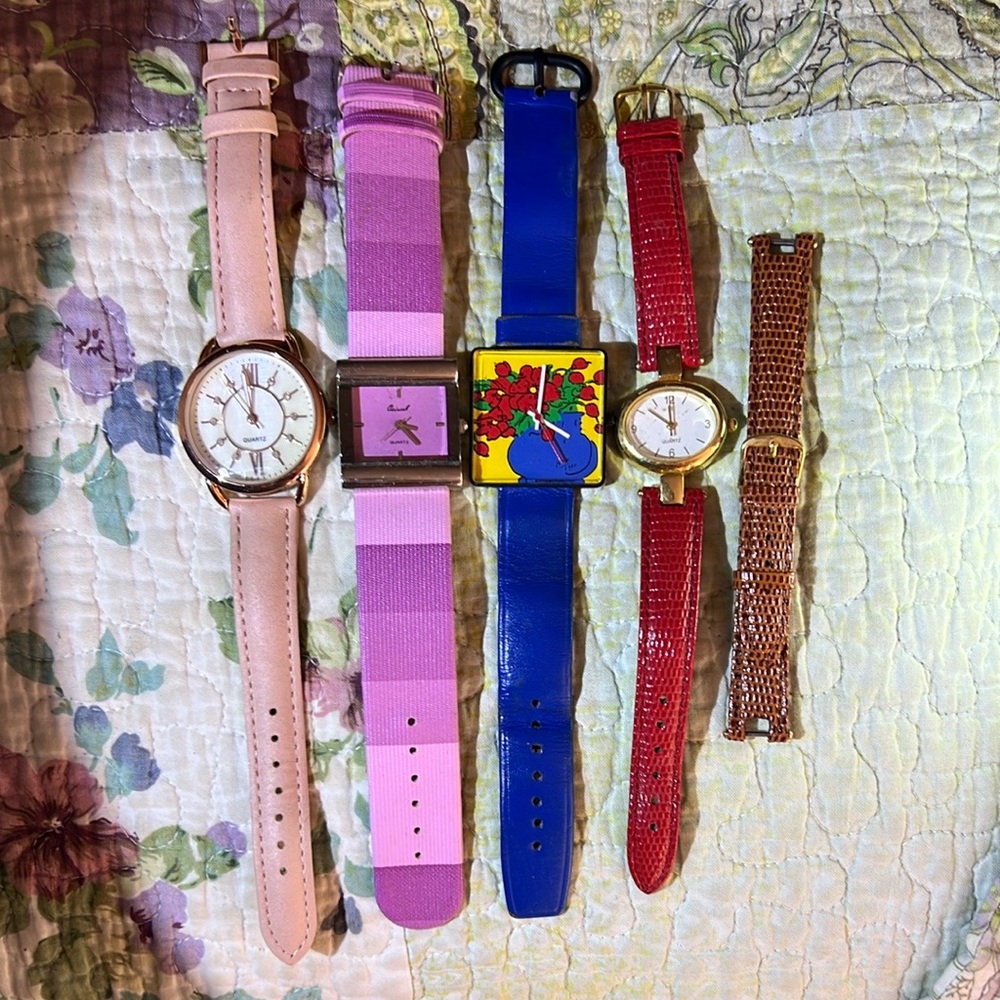 Colorful vintage Watch bundle!